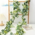 thumbnail image 1 of Ikohbadg Garland Artificial Ivy Garland Fake Hanging Vines, Realistic Decorative Vines for Weddings, Parties, Home Decor, and Event Decor, Faux Ivy Leaf Decoration, 1 of 6