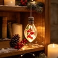 thumbnail image 1 of Ikohbadg Hanging Ornament Christmas Decorations with LED Lights for Indoor and Outdoor Party Home Garden Table Decor, Perfect Holiday Gift for Friends, Family, and Teachers, 1 of 6
