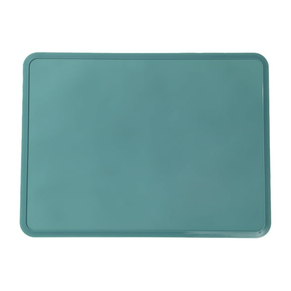Ikohbadg Silicone Mats for Kitchen Counter, Large Silicone Countertop Protector, Nonskid Heat Resistant Desk Saver Pad, Multipurpose Mat, Placemat, 16 x 12 Inches, Green