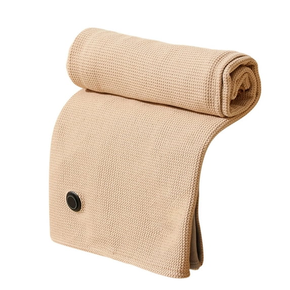 Ikohbadg Heated Shawl Wrap for Women, 2-in-1 USB Powered Heated Blanket & Travel Shawl, Rechargeable Power Bank Included, Quick Heating, Ideal for Camping & Office Use