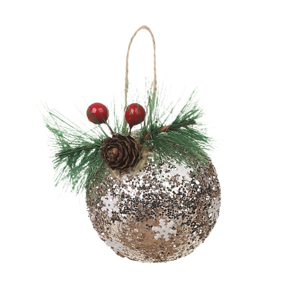 Ikohbadg High-End Christmas Ball, PVC Decorative Ornaments for Holiday Decorations, Light and Durable, Perfect for Christmas Trees, Wreaths, and Festive Gifts