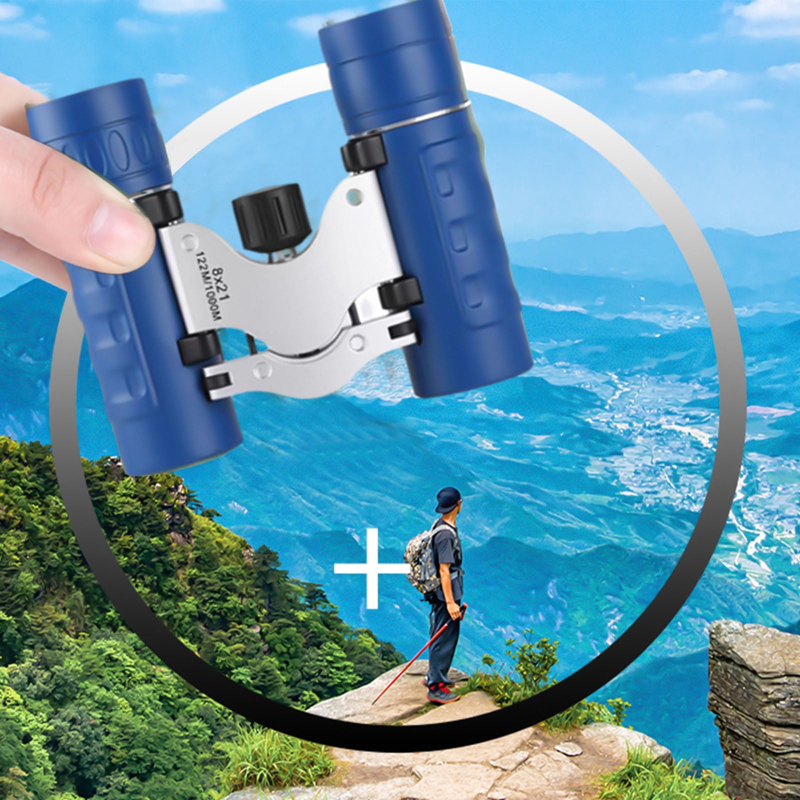 Ikohbadg HighPowered Compact Binoculars for Adults and Children