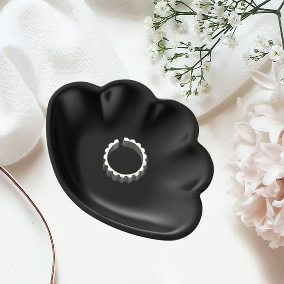 Ikohbadg Jewelry Tray for Girls Small Bedroom Metal Cosmetic Storage Tray Home Stainless Steel Jewelry Organizer Tray