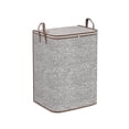 thumbnail image 1 of Ikohbadg Large Capacity Foldable Zipper Storage Bag with Handle, Non-Woven Fabric Organizer for Household Items, Travel and Storage Solutions, 1 of 4