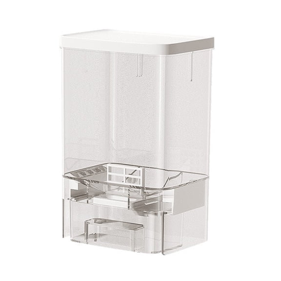 Ikohbadg Large Capacity Plastic Grain Storage Box, Insect Proof, Waterproof Sealed Food Grade Container for Flour, Rice, Oatmeal, Pasta, and Baking Supplies, Stackable Kitchen Storage Solution