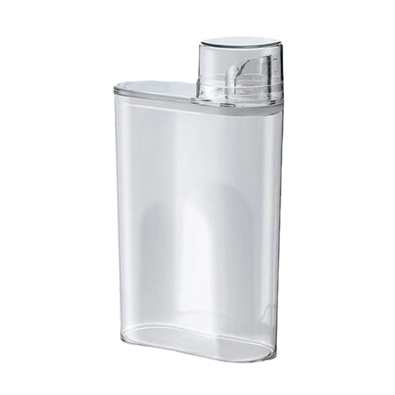 Ikohbadg Laundry Detergent Dispenser, Liquid Soap Dispenser for Laundry Room Organization, Reusable Plastic Container for Detergent, Fabric Softener, and Laundry Powder