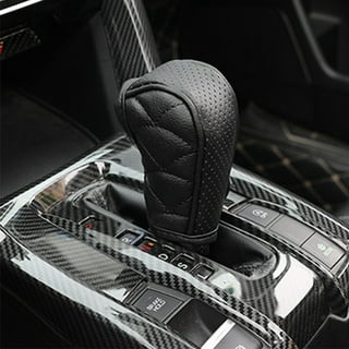 Carbon Fiber Interior Gear Shift Knob Cover Trim Handle Sleeve