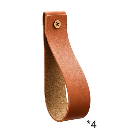 Ikohbadg Leather Wall Hooks, Decorative Wall Hangers for Towels, Plants, Pot Hangers, Multi-Purpose Storage Solution for Home, Bathroom, Kitchen, Living Room Installation