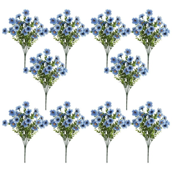 Ikohbadg Lifelike Artificial Viola Flowers with Stems, Elegant Decorative Plants for Home Decor, Weddings, and Parties, Low Maintenance Faux Floral Arrangements