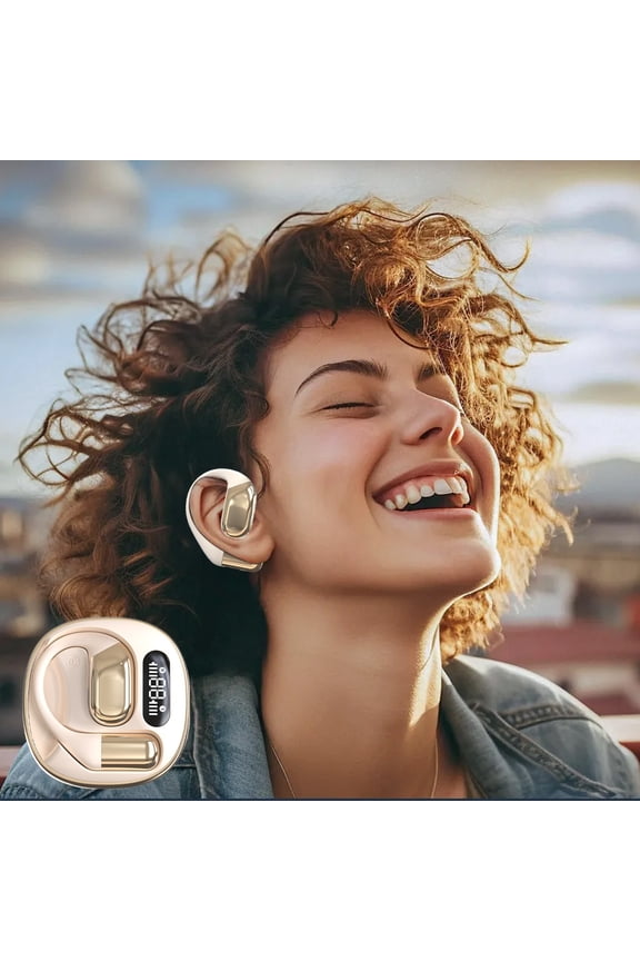 Lightweight Ear Hanging Bluetooth 5.4 Earphones with Long Battery Life, Low Latency Surround Sound, High Definition Stereo Headphones