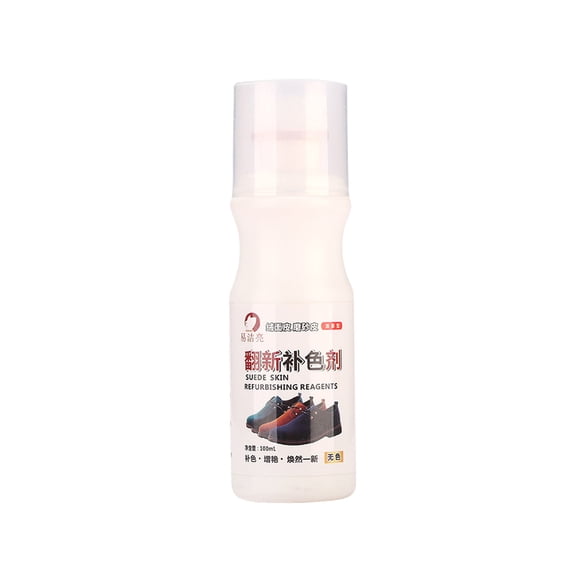 Ikohbadg Liquid Shoe Oil for Leather, Shoe Maintenance Oil for Faux Suede & Faux Leather, Cleaning Care with Sponge Applicator, Safe & Easy to Use, 100ml