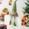 thumbnail image 1 of Ikohbadg Long Legged Christmas Gnome Ornaments - Festive Plush Decorations for Bedroom, Living Room, Bathroom | Christmas Faceless Doll Rudolph Hanging Ornament(Green), 1 of 8