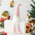 thumbnail image 1 of Ikohbadg Long Legged Christmas Gnome Ornaments - Festive Plush Gnome Ornament for Bedroom Living Room Bathroom - Christmas Decorations Rudolph Hanging Decor(Pink), 1 of 8