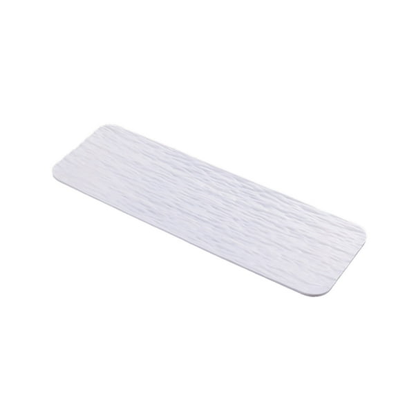 Ikohbadg Long Rectangle Plastic Platters, Versatile Cake Trays for Parties, Entertaining & Serving, Elegant Non-Slip Design, Easy to Clean, Ideal for Food Presentation