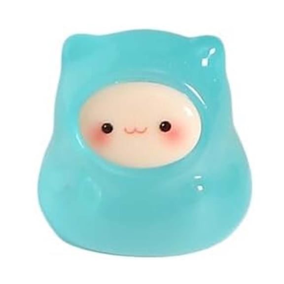 Ikohbadg Luminous Resin Mini Ghost Figurine, DIY Desktop and Car Ornament, Whimsical Decorative Collectible, Perfect for Home Decor, Tabletop Displays, and Unique Gifts