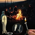thumbnail image 1 of Ikohbadg Permanent Match Metal Matchstick Flint Fire Starter, Keychain Lighting Sticks Reusable Immortal Lighter for Camping Hiking Emergency Survival Gear, Gold, 1 of 9