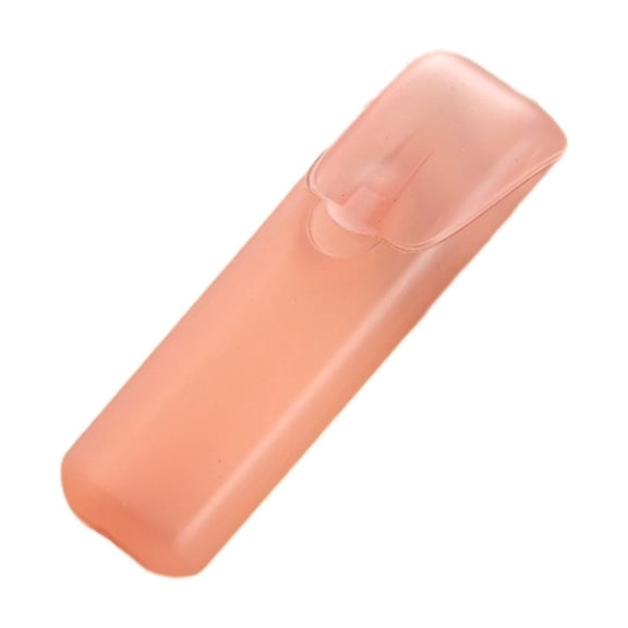Ikohbadg Mini Portable Plastic Storage Box Organizer with Lid for Toothpicks, Floss, Jewelry, Small Items, Ideal for Travel, Home, and Office, Transparent Design for Easy Identification