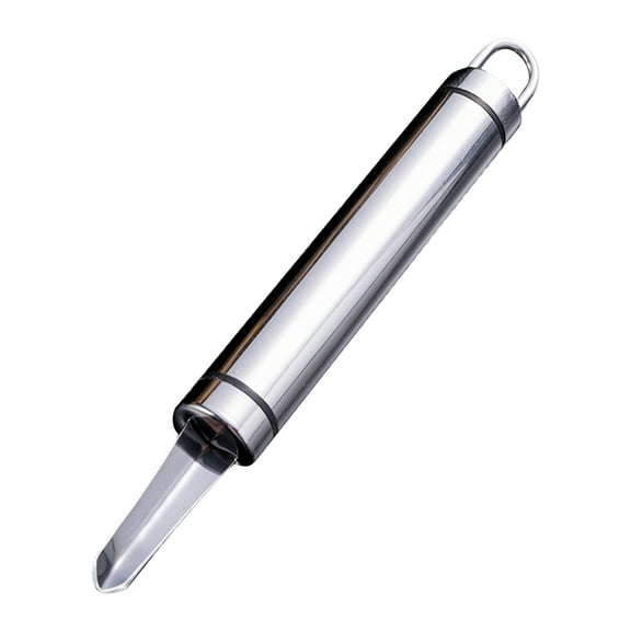 Ikohbadg Multi-functional Stainless Steel Corer, Ergonomic Fruit Coring Tool, Shrimp Deveiner & Food Scraper for Efficient Kitchen Prep, Compact and Easy to Store
