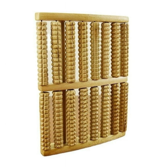 Ikohbadg Wooden Foot Massager for Plantar Fasciitis Pain Relief, Deep Tissue Massage Roller Arch-Shape Design for Ultimate Feet Relaxation & Stress Relief, Reflexology Massage Tool for Men & Women