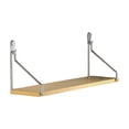 thumbnail image 1 of Ikohbadg No-Drill Wall Shelf, Wall-Mounted Storage Rack for Living Room, Bedroom & Study, Triangle Support Design, Versatile Bookshelf & Projector Holder, Easy Installation, 1 of 6