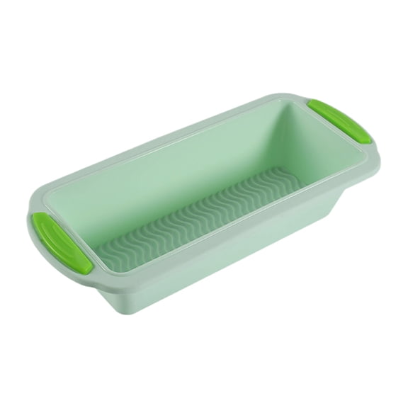 Ikohbadg Non-stick Silicone Loaf Pan, Flexible Baking Mold for Bread, Quiche, Meatloaf, and Lasagna, Food-grade Silicone Bakeware, Dishwasher-safe, Easy Release