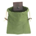 thumbnail image 1 of Ikohbadg Outdoor Foraging Bag, Camping Fruit Picking Waist Hanging Tool Bag, Leather Canvas Storage Pouch with Zipper and Sticker Pockets for Easy Organization and Cleanup, 1 of 6