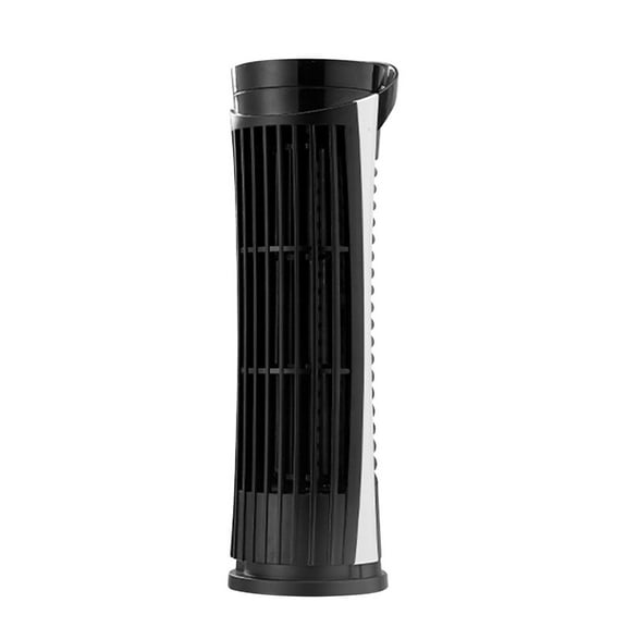 Ikohbadg Portable Bladeless USB Tower Fan, Multi-functional Small Desk Cooler with Adjustable Speeds and Lighting Modes, Quiet Office Fan for Home, Bedroom, and Nursery