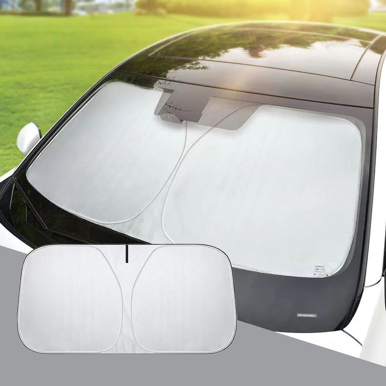 Ikohbadg Portable Car Windshield Sunshade Keep Your Car Cool in the