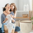 thumbnail image 1 of Ikohbadg Portable Dirty Clothes Basket, Large Laundry Hamper for Home Storage, Hollow Design for Breathability, Ideal for Bathroom, Laundry Room, and Bedroom Organization, 1 of 9
