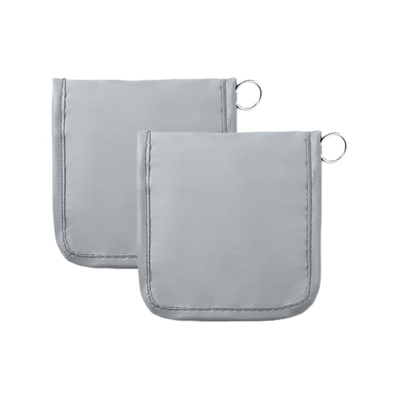 Ikohbadg Portable Mini First Aid Kit, Set of 2 Lightweight Medical Storage Bags for Outdoor Camping, Hiking, Emergencies, and Travel, Waterproof Durable Design with Mesh Pockets