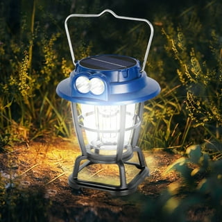 LivingSURETM FM Radio LED Lantern with Pullout Flashlight 