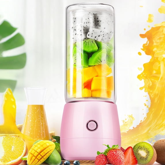 Ikohbadg Portable USB Juicer, Mini Fruit Blender, Timed Juicing Cup with 4D Cutting Technology, Leak-Proof Design, Easy Cleaning, Safe Food-Grade Materials, Ideal for Home Use