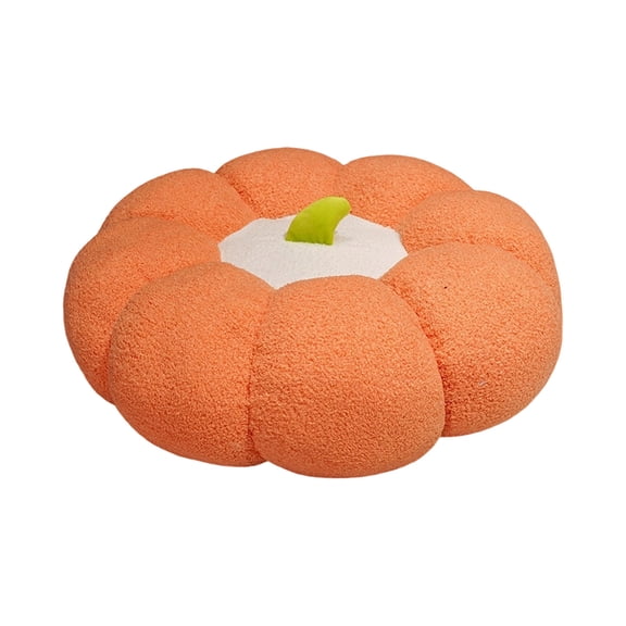 Ikohbadg Pumpkin Shape Futon Cushion, Lazy Floor Cushion for Living Room, Tatami Backrest Mat, Comfortable Seat Pillow, Halloween Home Decor, Kids Gift, Easy to Clean
