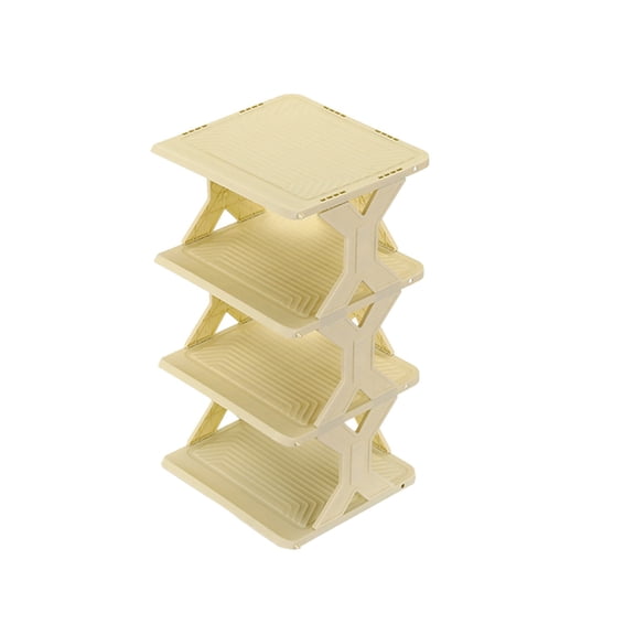 Ikohbadg Removable Washable Plastic Shoe Rack, Easy to Install Tiered Storage Cabinet for Men's, Women's, and Children's Shoes, Tidy Up Your Entrance, Garage, or Bedroom