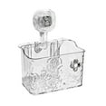 thumbnail image 1 of Ikohbadg Rotating Suction Cup Shelf, Bathroom Vanity Organizer, No Punch Wall Mounted Cosmetic Storage, Shower Caddy for Bathroom, Large Capacity Hanging Basket, 1 of 2