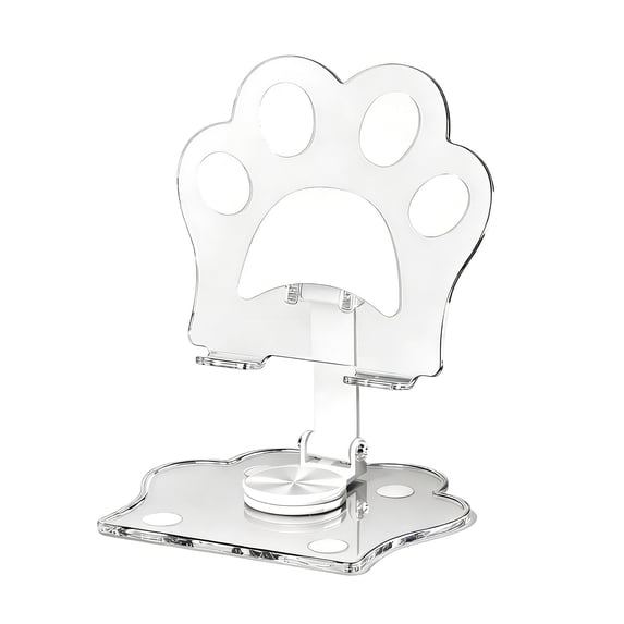 Ikohbadg Rotating Tablet Stand for Desktop, Portable and Foldable Phone Holder with 360° Adjustment, Anti-slip Support for Mobile Phones and Tablets, Durable and Space-Saving Design