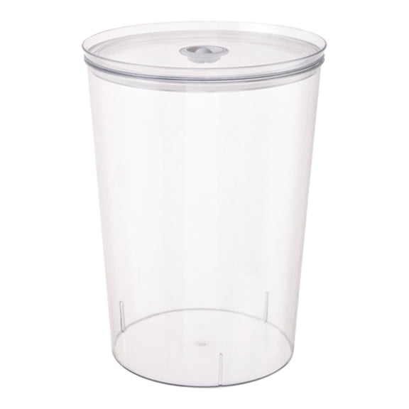 Ikohbadg Sealed Bucket Grocery Snacks Storage Bin, Transparent Food Display Container, Moisture-proof, Durable, Stacking Design, Ideal for Pasta, Nuts, Rice, Flour, Potatoes