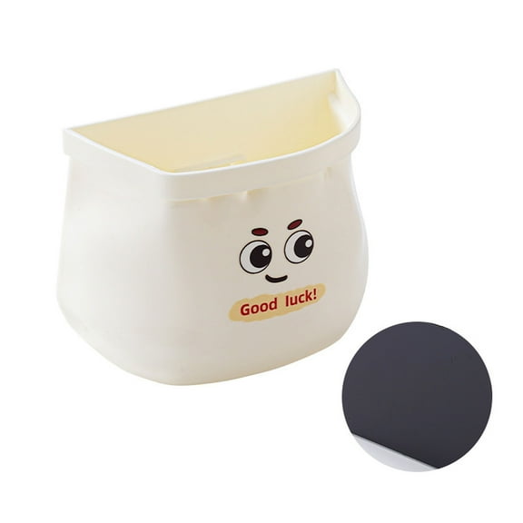 Ikohbadg Self Adhesive Wall Mounted Storage Box, Magnetic Pen Shelf, Multifunctional Bathroom & Kitchen Organizer, No Drill Floating Shelf for Remote, Phone & More