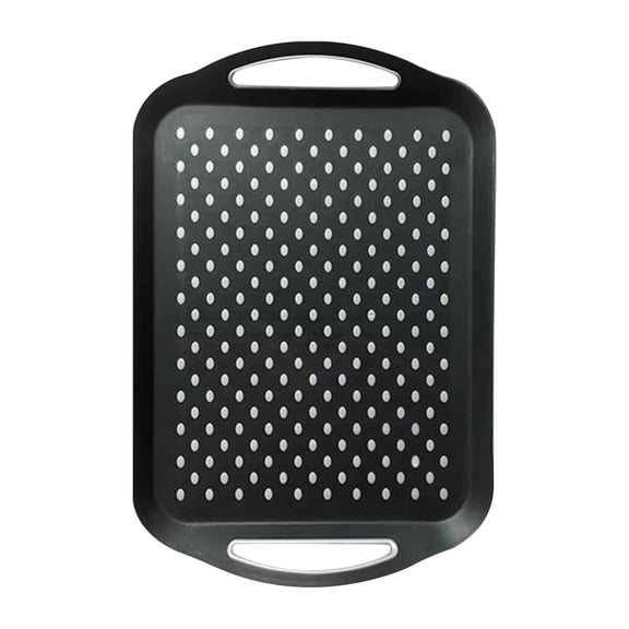 Ikohbadg Serving Tray Set, Durable Plastic Lap Boards with Grip Handles for Food Prep, Breakfast in Bed, and Tea; Dishwasher Safe and Non-Slip Design for Enhanced Stability and Convenience