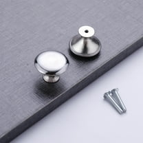 Ikohbadg Single-Hole Cabinet Knobs with Hardware for Kitchen, Cupboard, Closet, Bathroom, and Dresser Drawers - 1 Piece