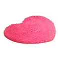 thumbnail image 1 of Ikohbadg Small Heart Shaped Chenille Bath Mat Soft Absorbent Plush Microfiber Bathroom Rug Non-Slip Machine Washable Shaggy Mats Carpet for Shower, Bedroom, Bathtub, Kitchen, 16 x 20 Inch, Hot Pink, 1 of 7