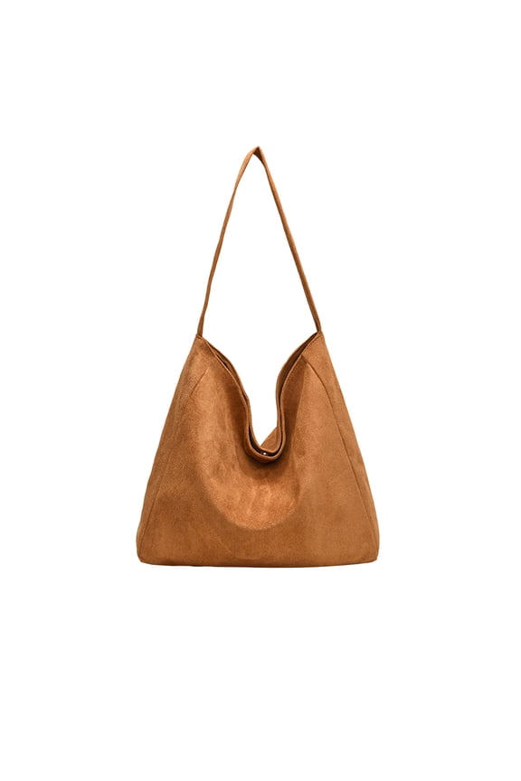 Soft Slouchy Suedes Shoulder Tote Bag for Women, Stylish Satchel Crossbody Purse, Versatile Leather Handbag for Casual or Work Use, Trendy and Functional Everyday Accessory