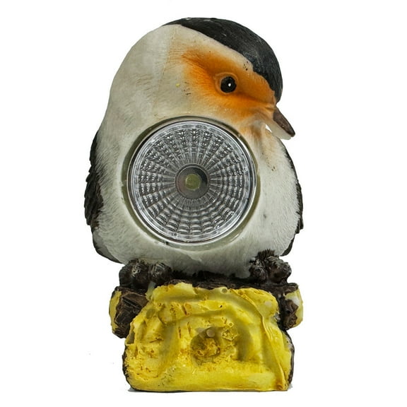 Ikohbadg Solar Garden Decoration, LED Lights Garden Statues with 360° Rotating Head for Outdoor Spaces, Energy Efficient Solar Power Lawn Ornaments for Bird Lovers and Evening Gatherings