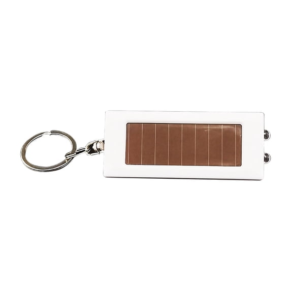 Ikohbadg Solar Rechargeable Mini Flashlight, Portable Keychain Light, LED Household Flashlight, Lightweight Plastic Design, Great Gift Choice for Everyday Use