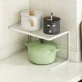 thumbnail image 1 of Ikohbadg Stackable Kitchen Cabinet Shelves and Storage Rack, Countertop Spice Rack for Kitchen, Bathroom & Bedroom, Space Saving Organizer for Desk & Countertop, Durable and Stylish Design, 1 of 6