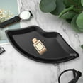 thumbnail image 1 of Ikohbadg Stainless Steel Jewelry Tray for Small Bedroom, Cosmetic Storage Tray, Home Organizer for Accessories, Stylish Lip Shaped Decor for Living Space, 1 of 6
