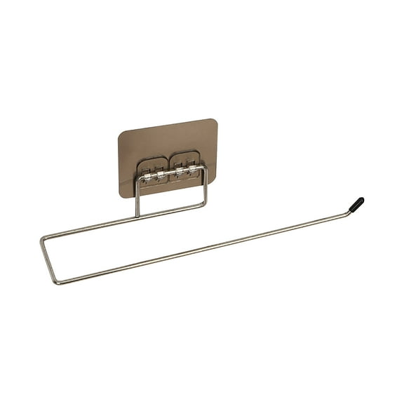 Ikohbadg Large Adhesive Wall Hooks, Transparent Waterproof Rustproof Sticky Hooks, for Hanging Heavy-Duty Stainless Steel Towel and Coat Hooks, for Kitchen, Bathroom, Home and Office, Silver