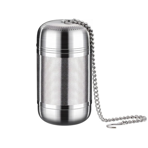 Ikohbadg Stainless Steel Tea Infuser and Loose Leaf Tea Steeper Extra Fine Mesh Strainer for Loose Tea Herbs and Spices with Chain Hook and Lid Reusable Tea Filter for Optimal Brewing