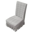 thumbnail image 1 of Ikohbadg Stretch Chair Covers for Dining Room, Slipcovers with Skirt for Kitchen Seat Protectors, Washable Spandex Fabric, Non-Slip Design for Weddings and Banquets, 1 of 8
