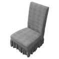 thumbnail image 1 of Ikohbadg Stretch Chair Covers for Dining Room, Slipcovers with Skirt for Kitchen Seat Protectors, Washable Spandex Fabric, Non-Slip Design for Weddings and Banquets, 1 of 8